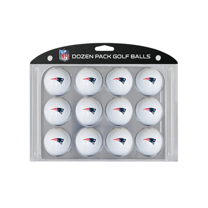 New England Patriots logo golf balls, 12 pack