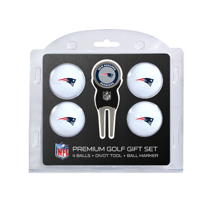 New England Patriots 4-Ball Golf Gift Set