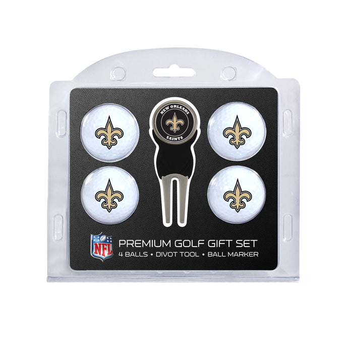 New Orleans Saints 4-Ball Golf Gift Set