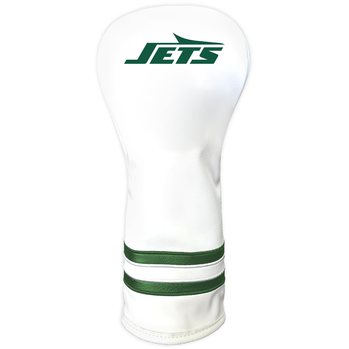 New York Jets Vintage White Printed Fairway Headcover - golf headcover product images