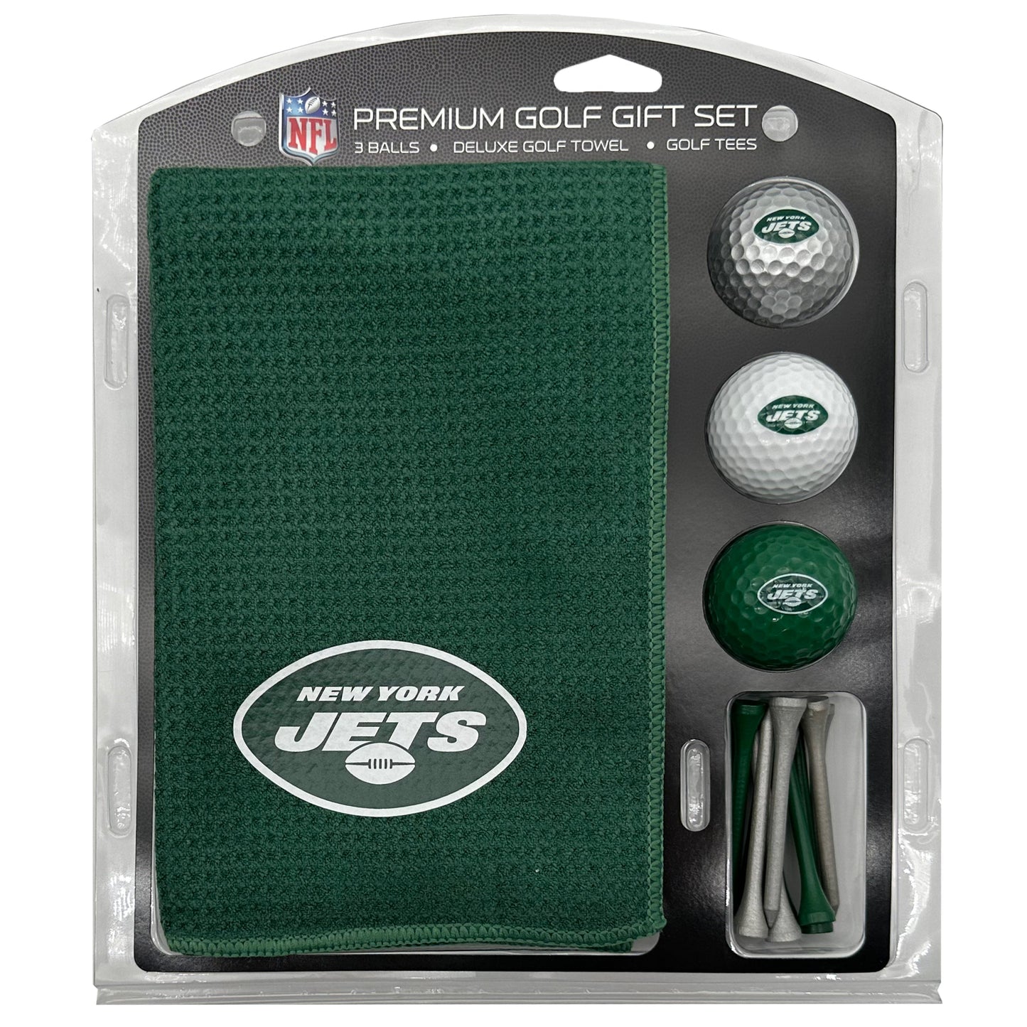 New York Jets Microfiber Towel Golf Gift Set - Club Rehab