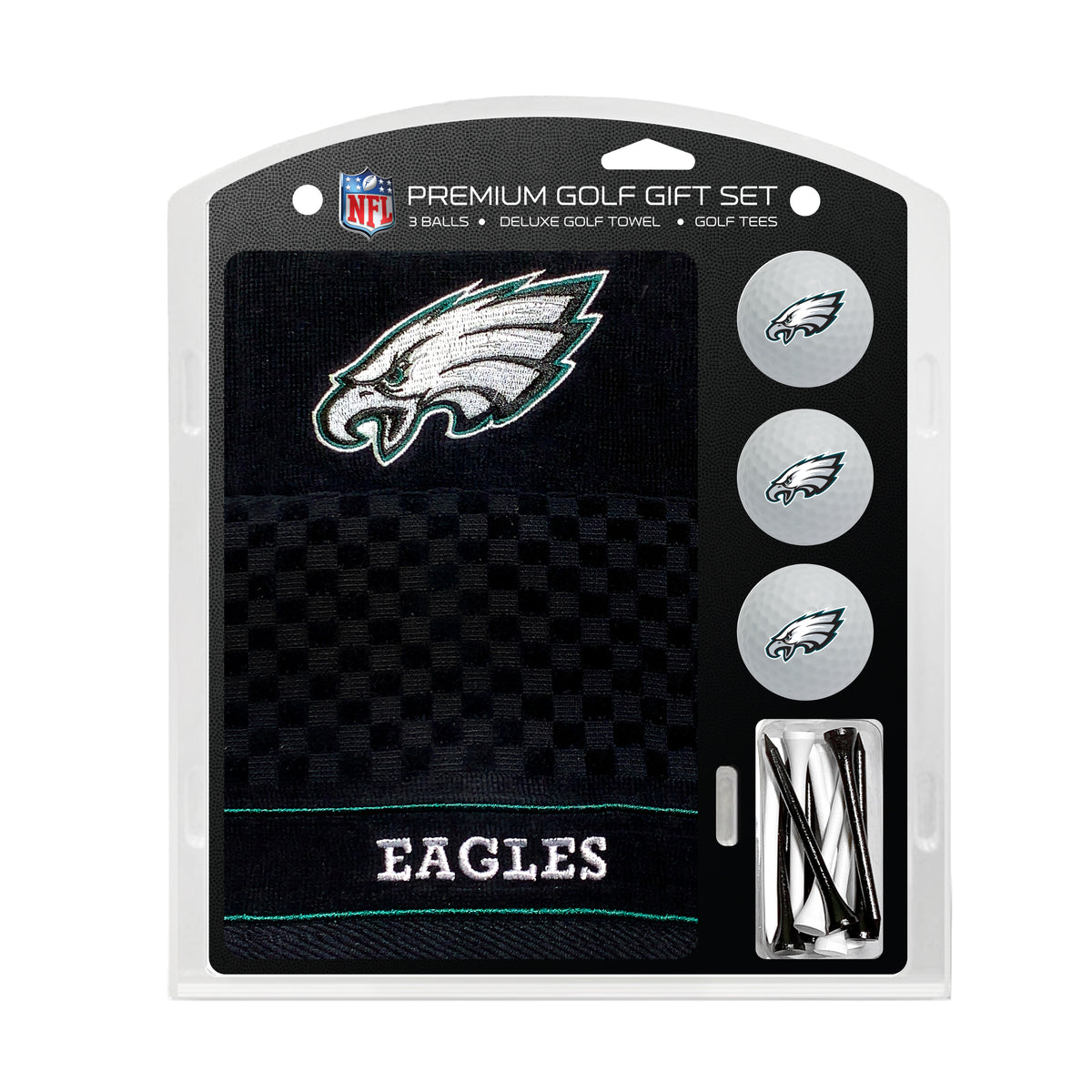 Philadelphia Eagles Embroidered Towel Golf Gift Set