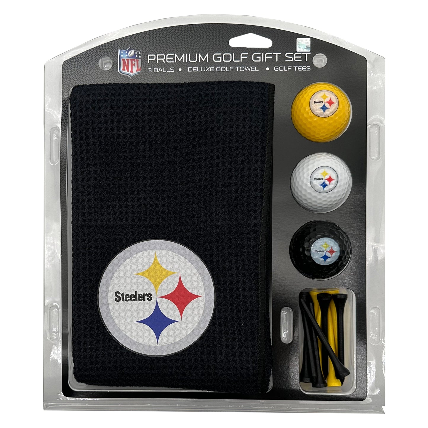 Pittsburgh Steelers Microfiber Towel Golf Gift Set - Club Rehab