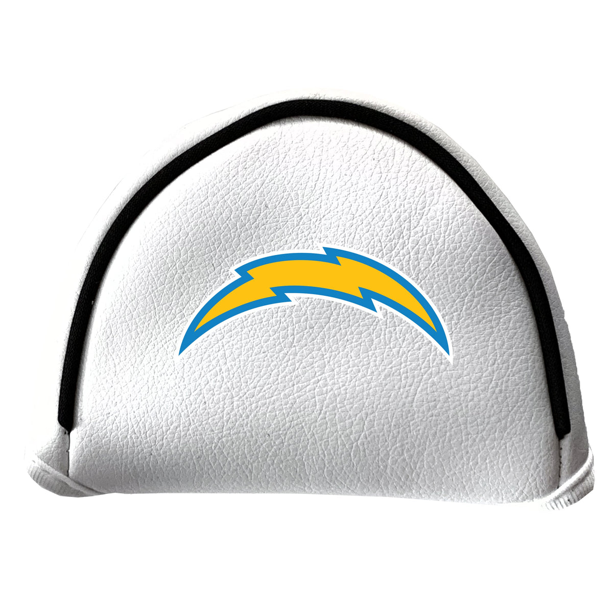 Los Angeles Chargers Vintage White Printed Mallet Putter Headcover