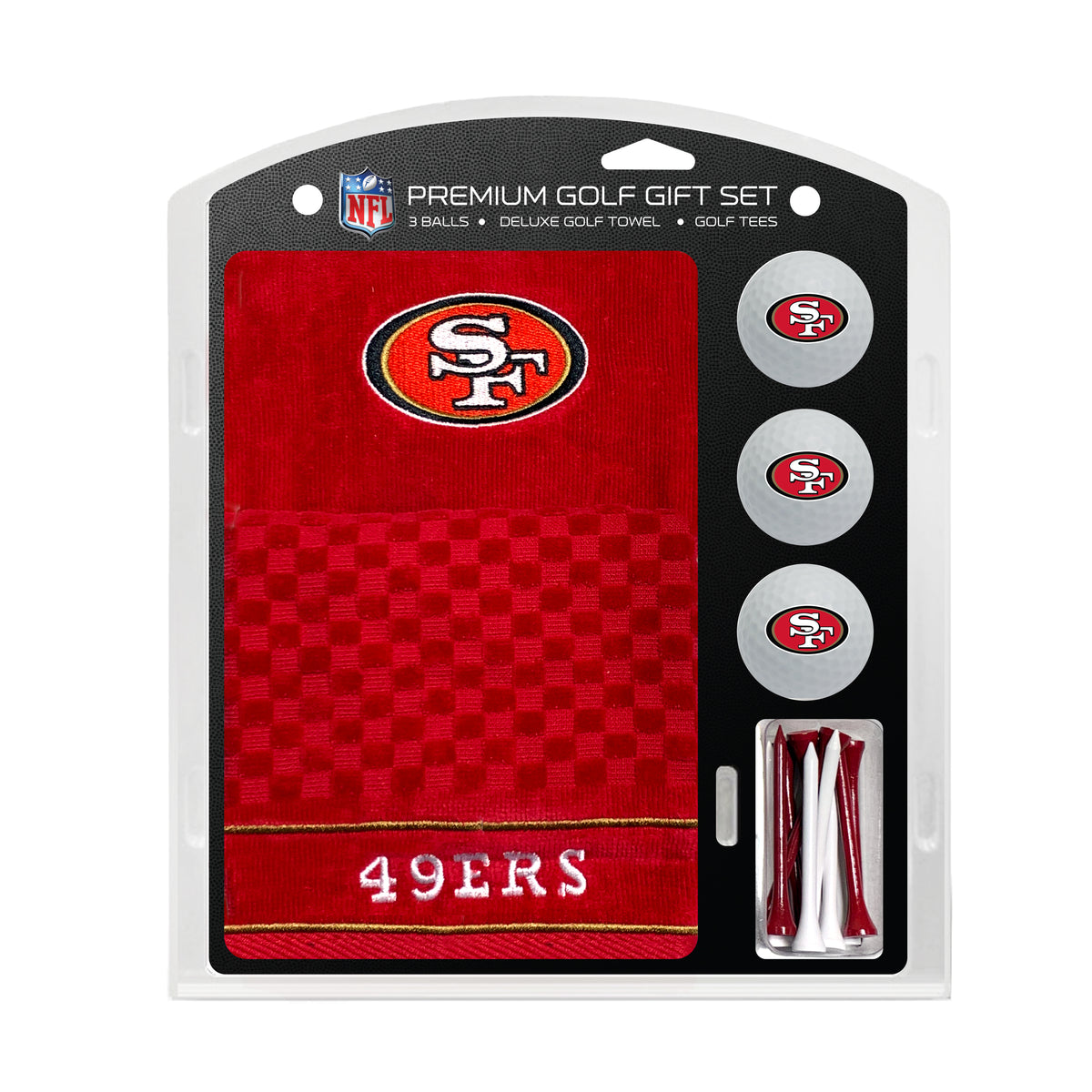 San Francisco 49ers Embroidered Towel Golf Gift Set