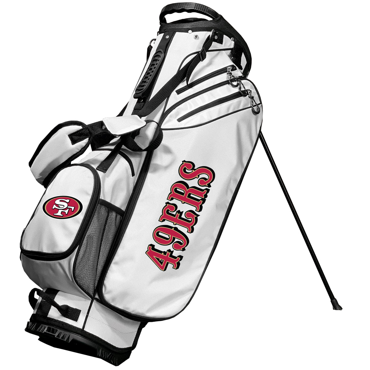 San Francisco 49ers Birdie stand golf bag, White color