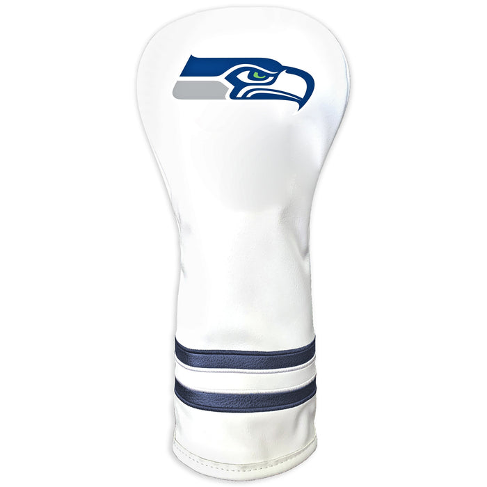Seattle Seahawks Vintage White Printed Fairway Headcover - golf headcover product images