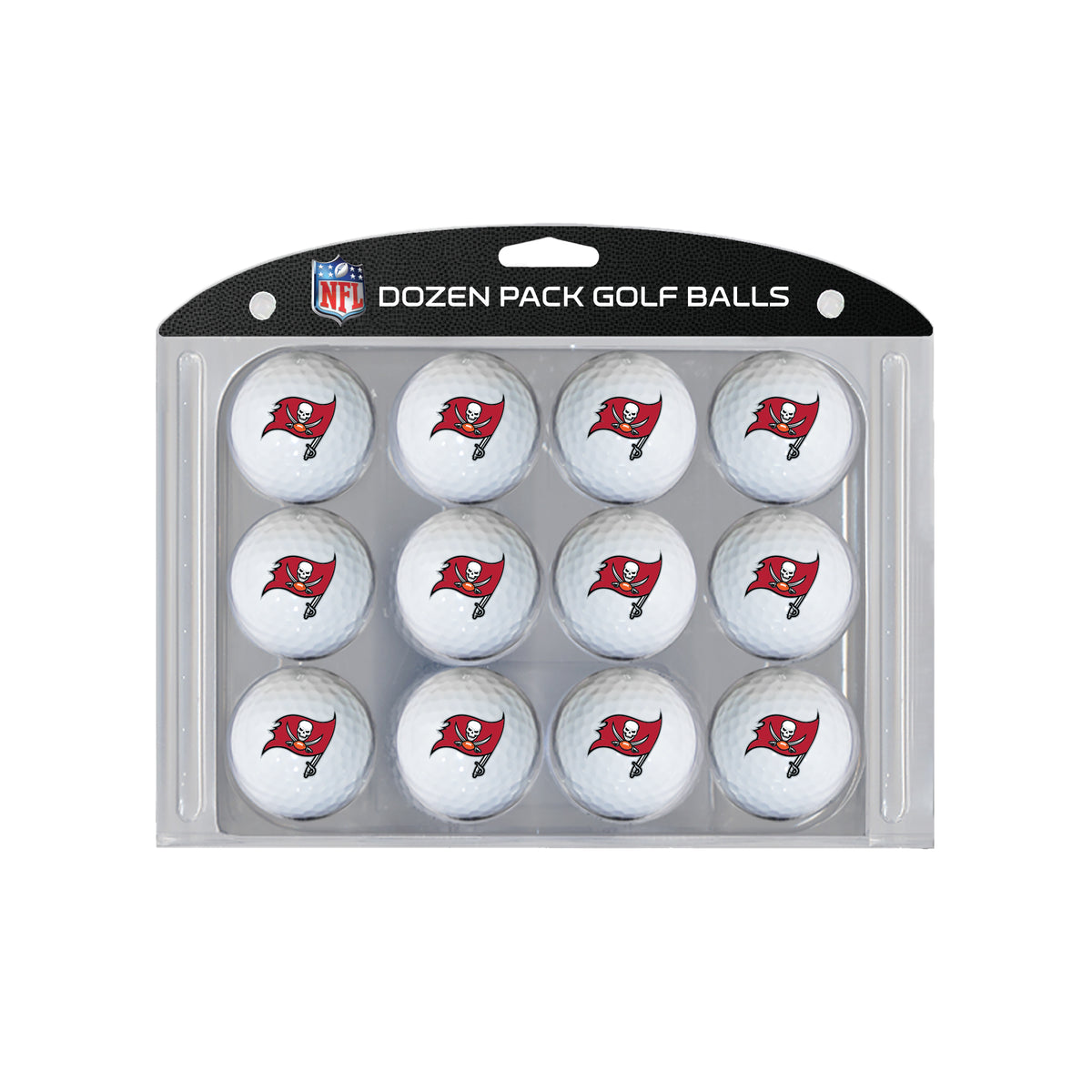Tampa Bay Buccaneers logo golf balls, 12 pack