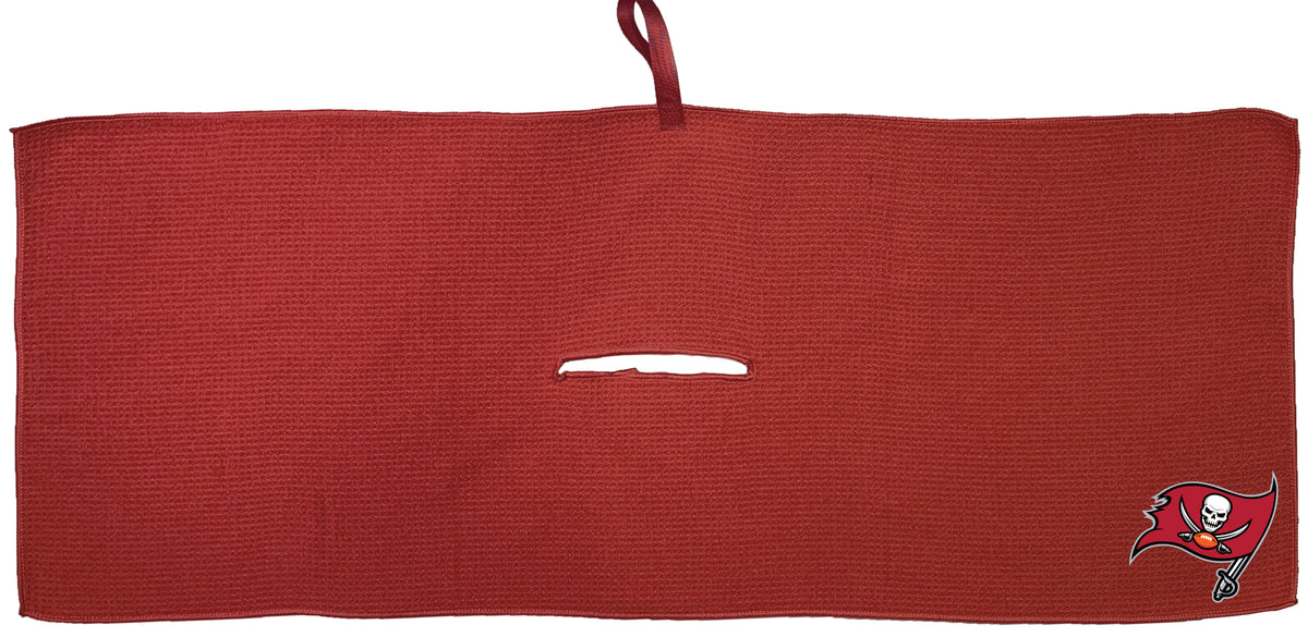 Tampa Bay Buccaneers 16 x 40 microfiber golf towel with team logo