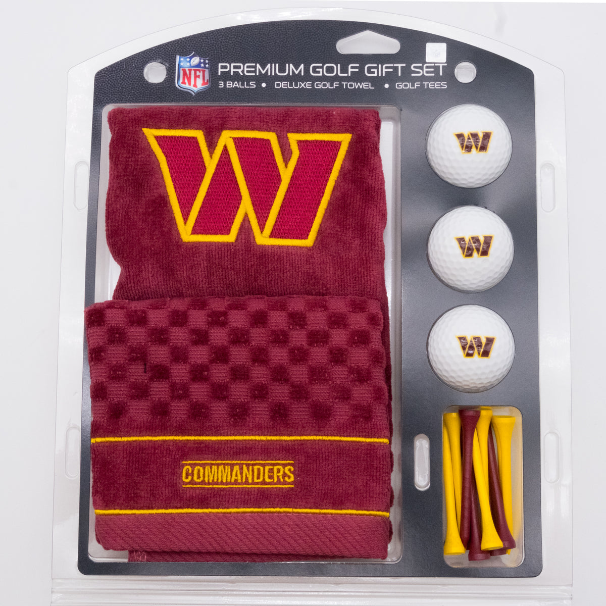 Washington Commanders Embroidered Towel Golf Gift Set