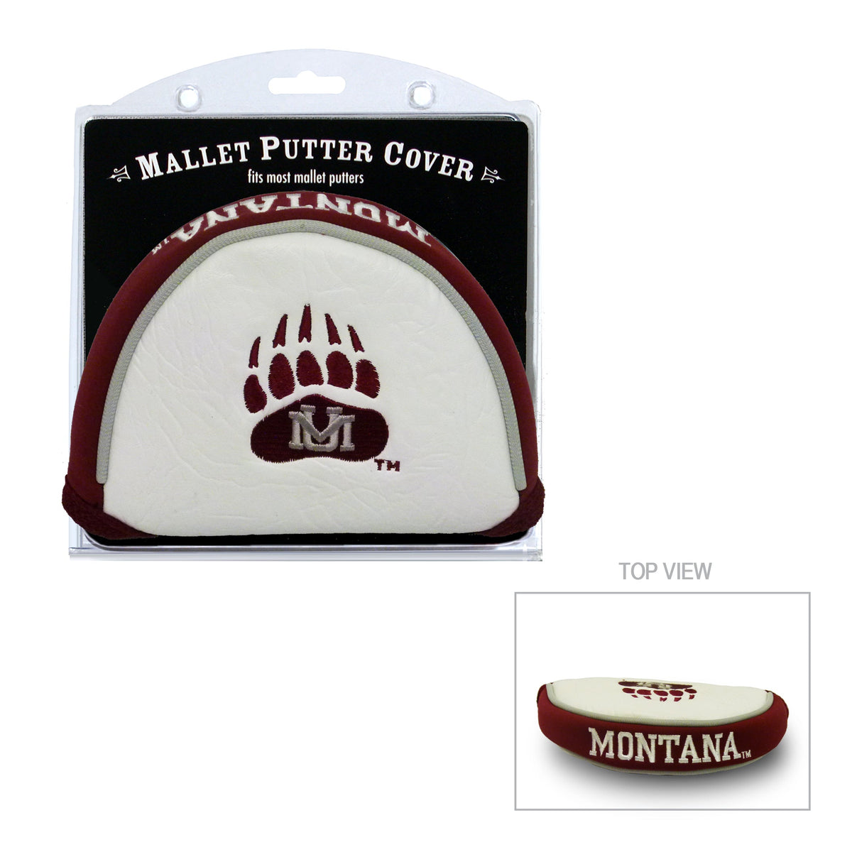 Montana Grizzlies Vintage Embroidered Mallet Putter Headcover