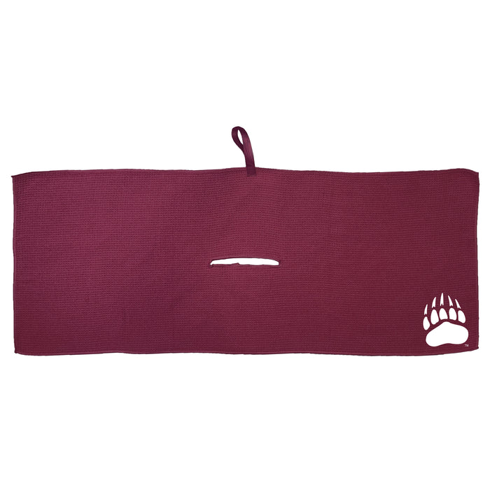 Montana Grizzlies 16 x 40 microfiber golf towel with team logo