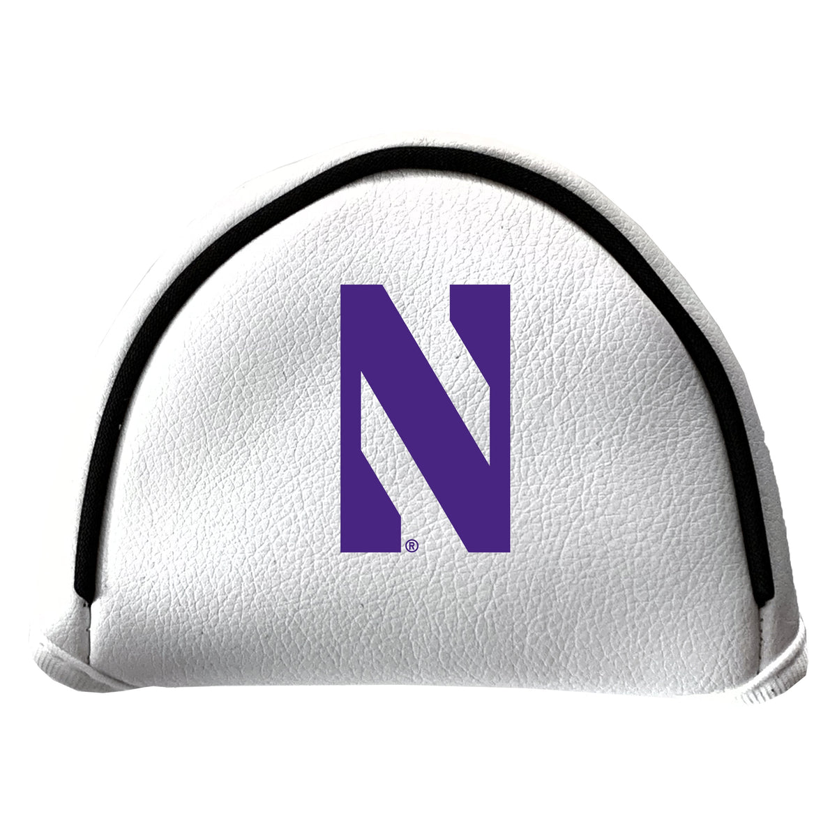 Northwestern Wildcats Vintage White Printed Mallet Putter Headcover