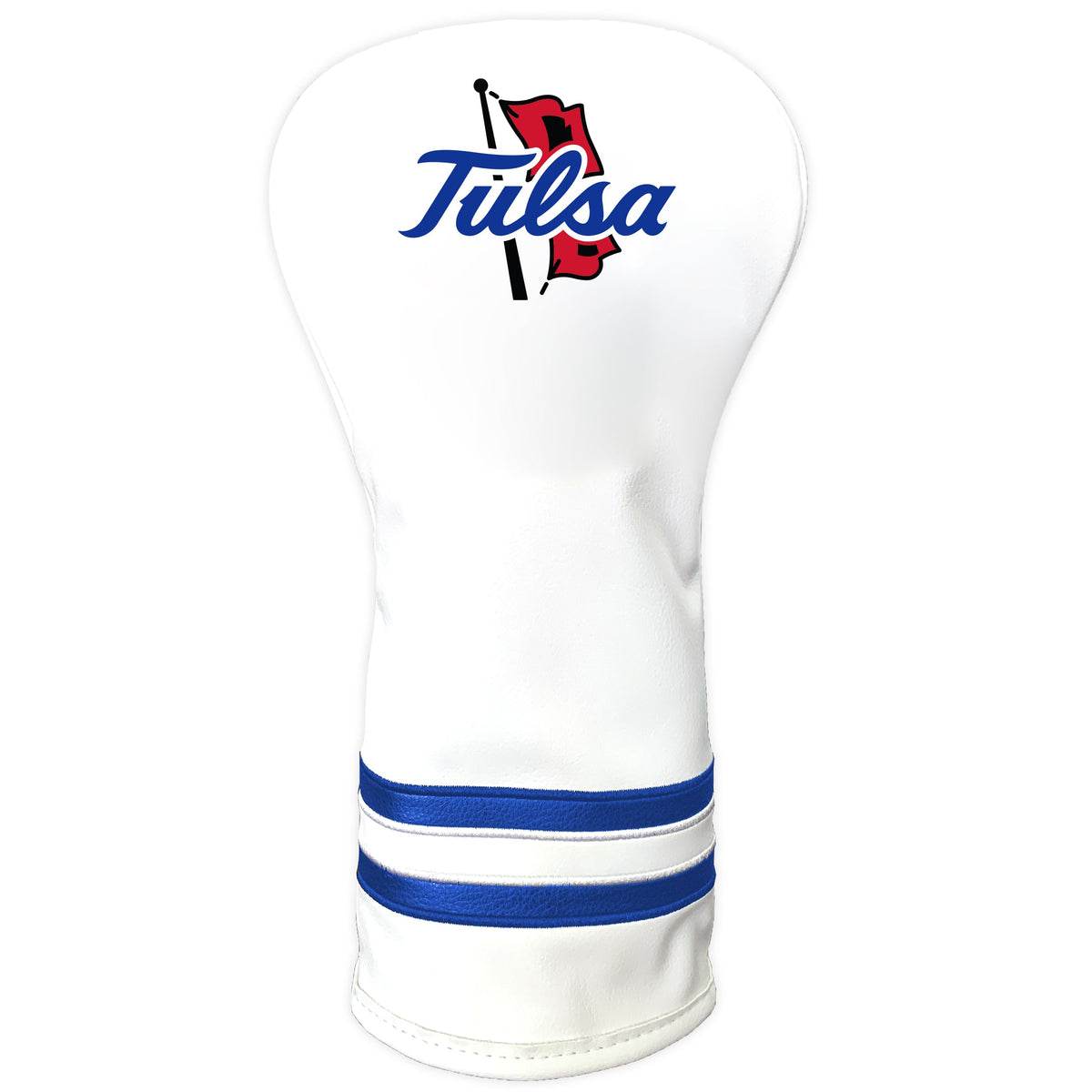 Tulsa Golden Hurricane Vintage White Printed Driver Headcover