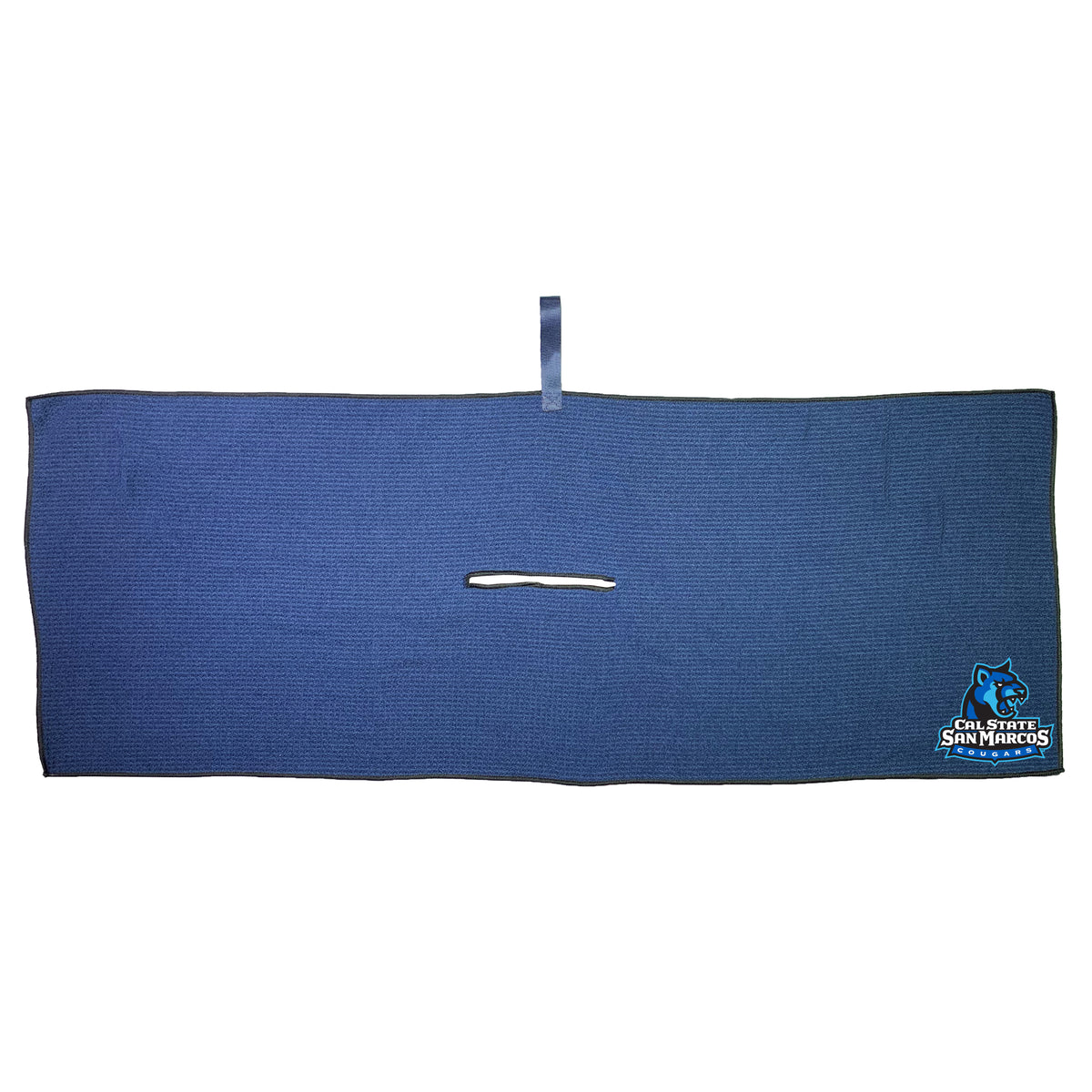 Cal State San Marcos Cougars 16 x 40 microfiber golf towel with team logo