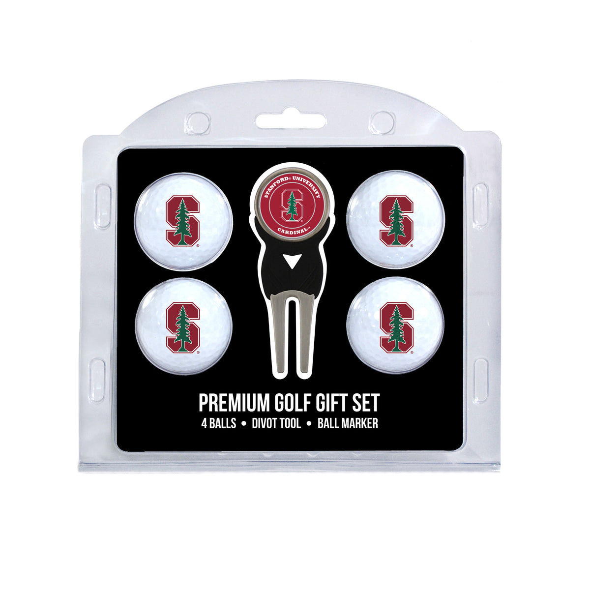 Stanford Cardinal 4-Ball Golf Gift Set