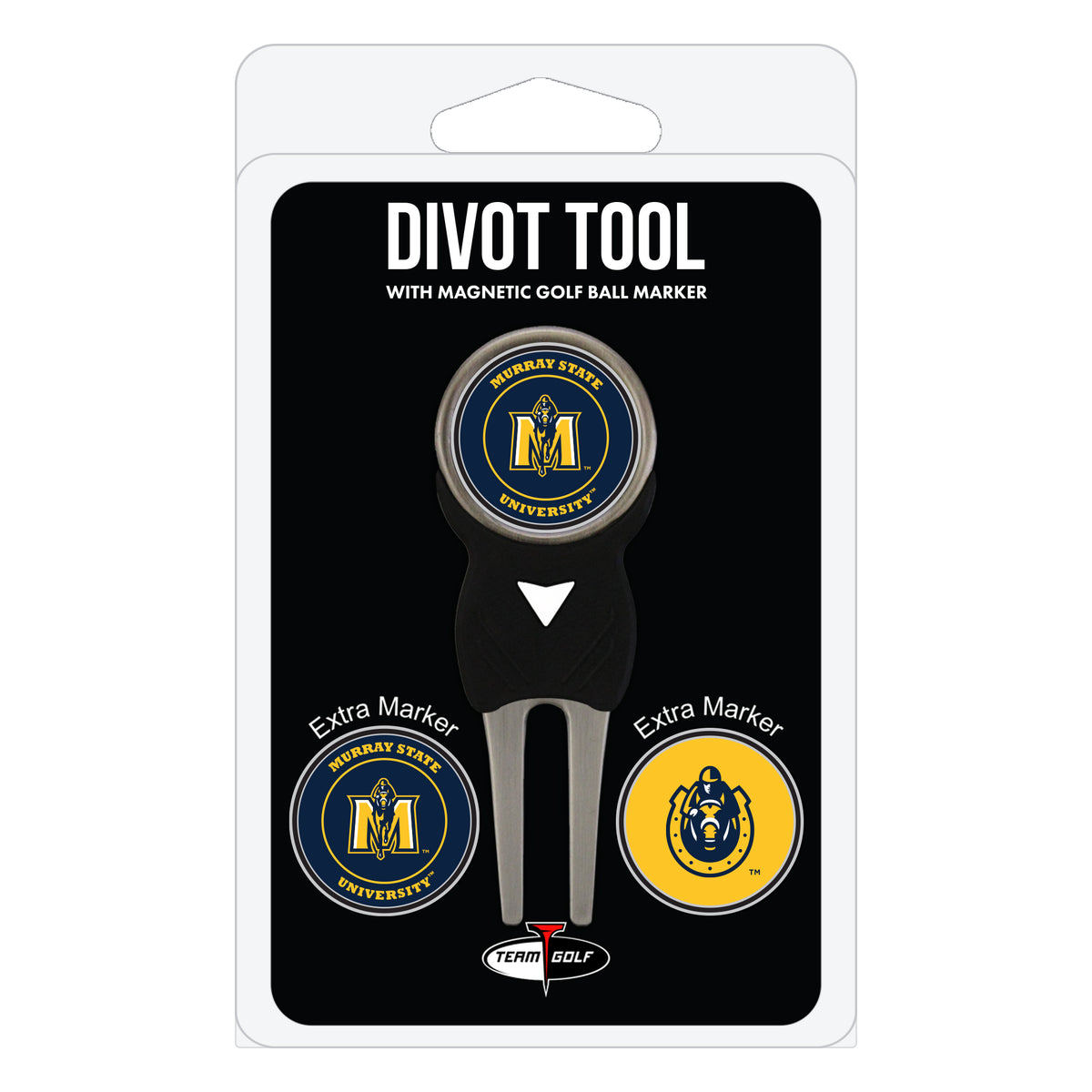 Murray State Racers divot repair tool and three ball markers