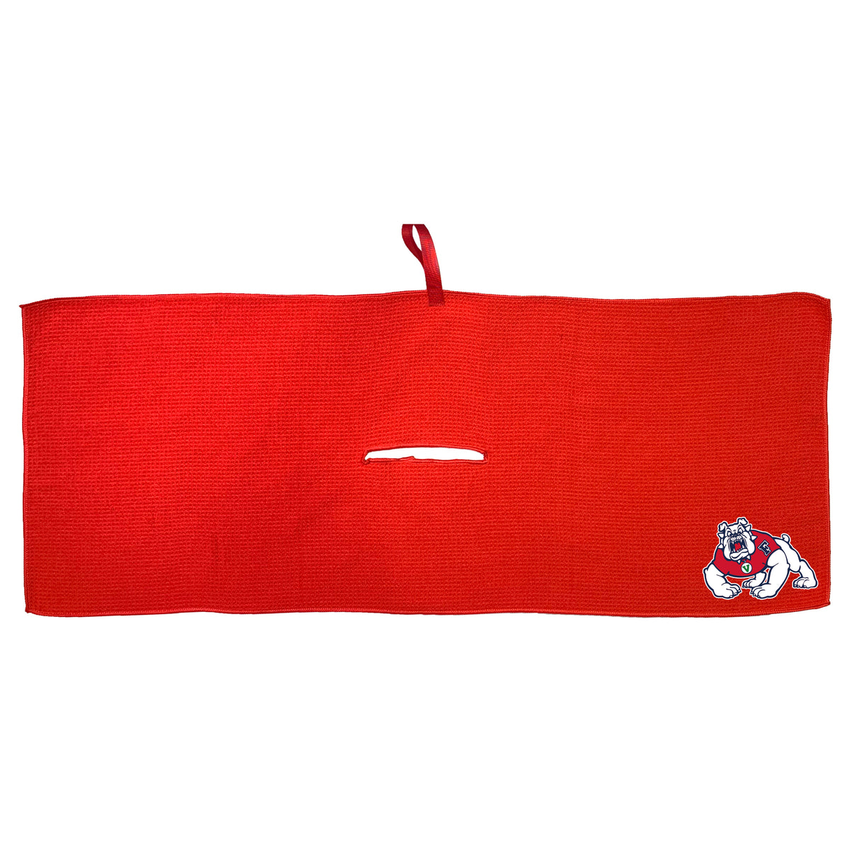 Fresno State Bulldogs 16 x 40 microfiber golf towel with team logo