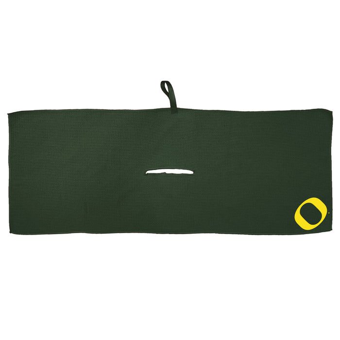 Oregon Ducks 16 x 40 microfiber golf towel with team logo