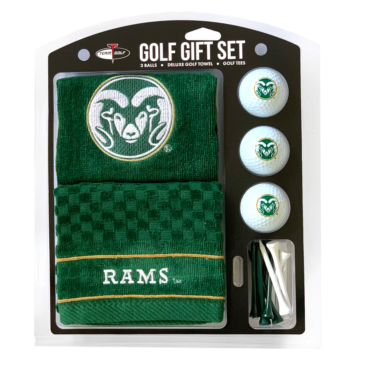 Colorado State Rams Embroidered Towel Golf Gift Set