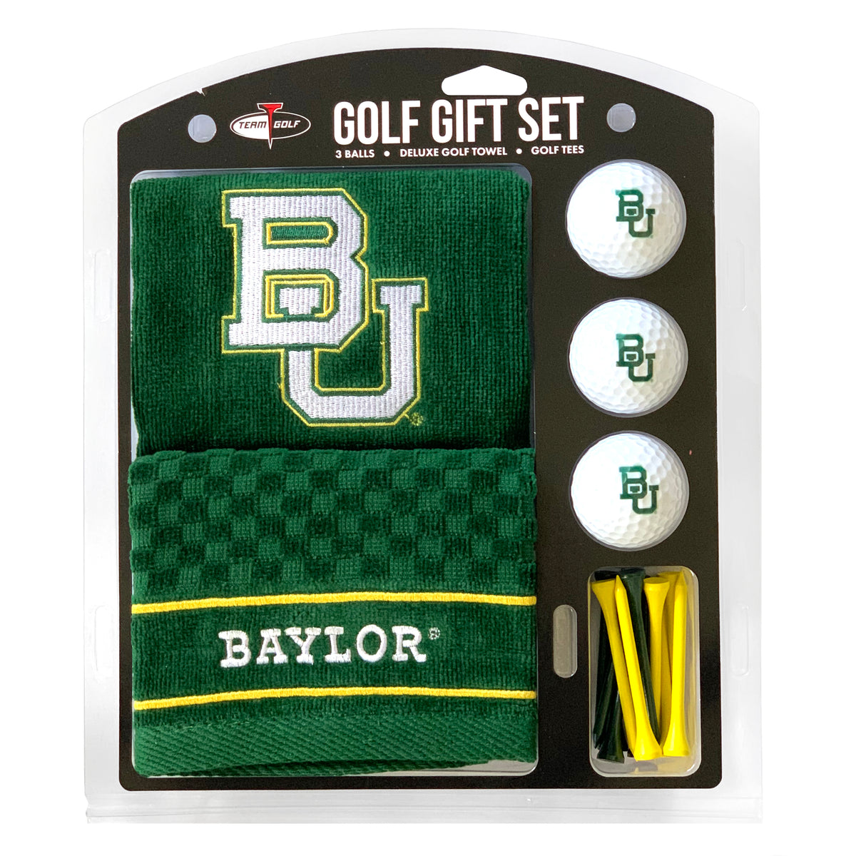 Baylor Bears Embroidered Towel Golf Gift Set