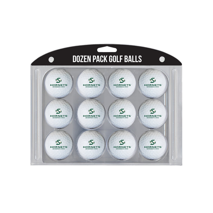 Sacramento State Hornets logo golf balls, 12 pack