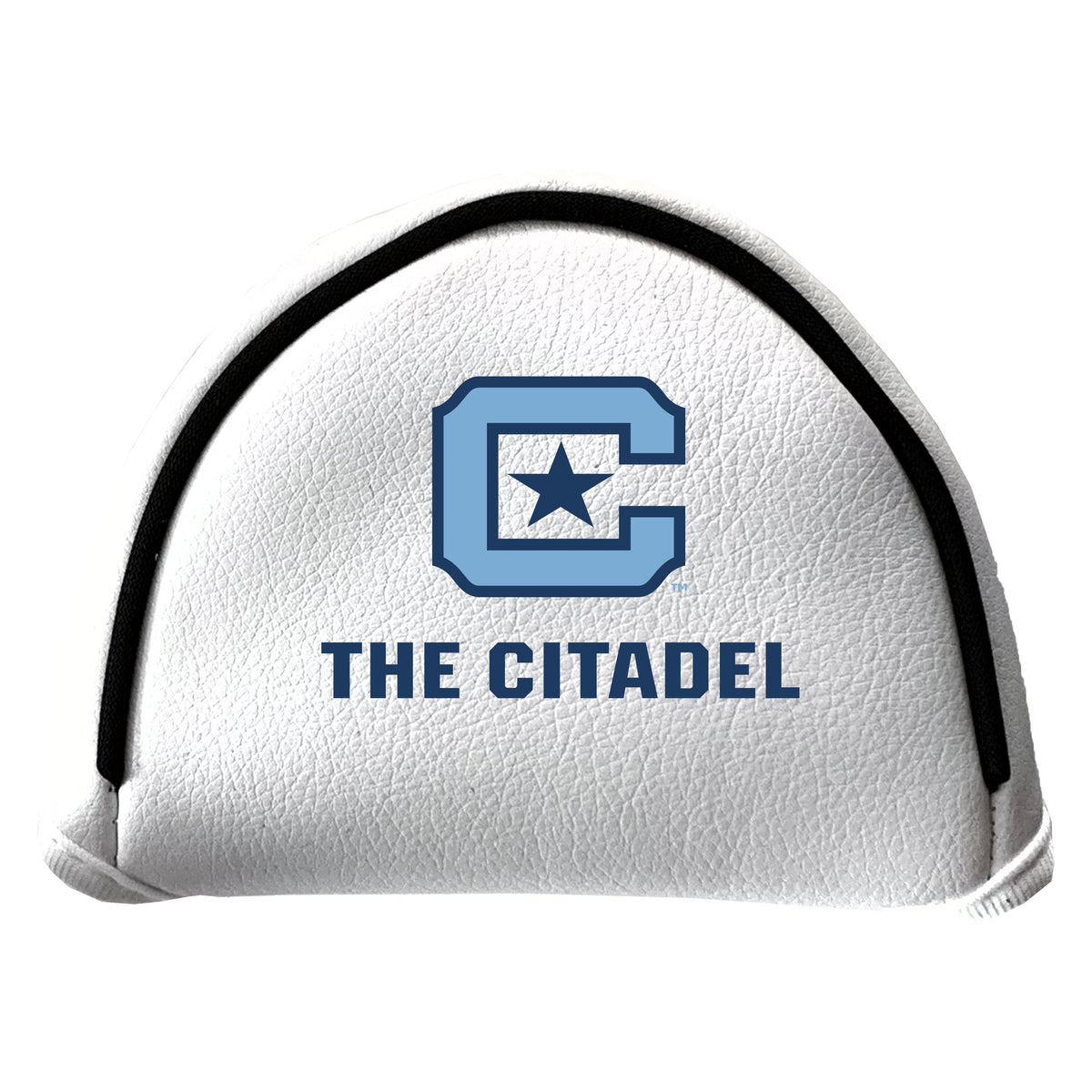 The Citadel Bulldogs Vintage White Printed Mallet Putter Headcover