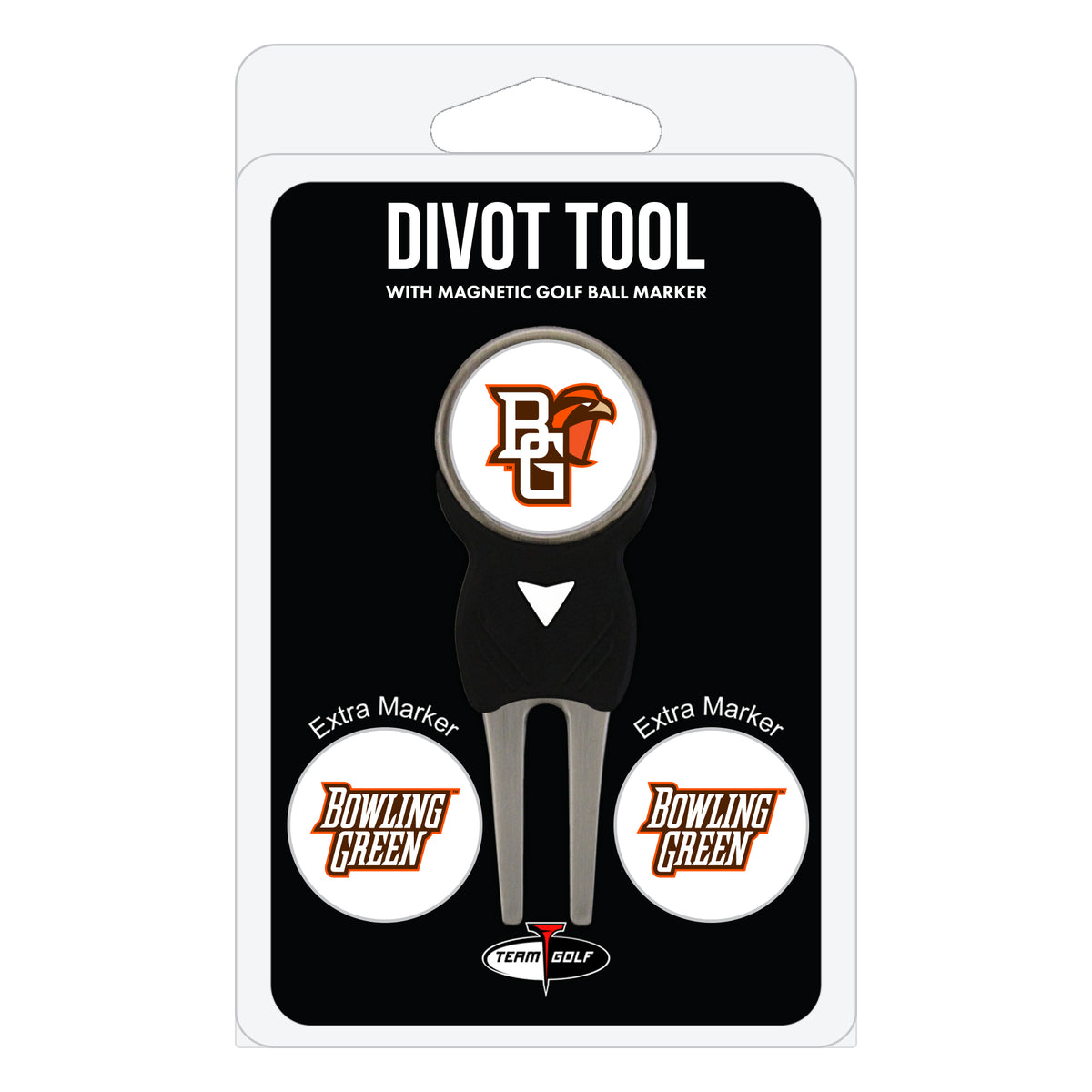 Bowling Green Falcons divot repair tool and three ball markers