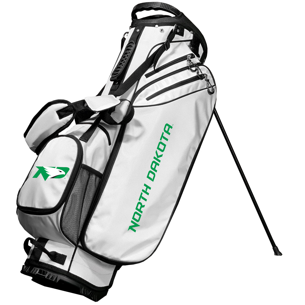 North Dakota Birdie stand golf bag, White color