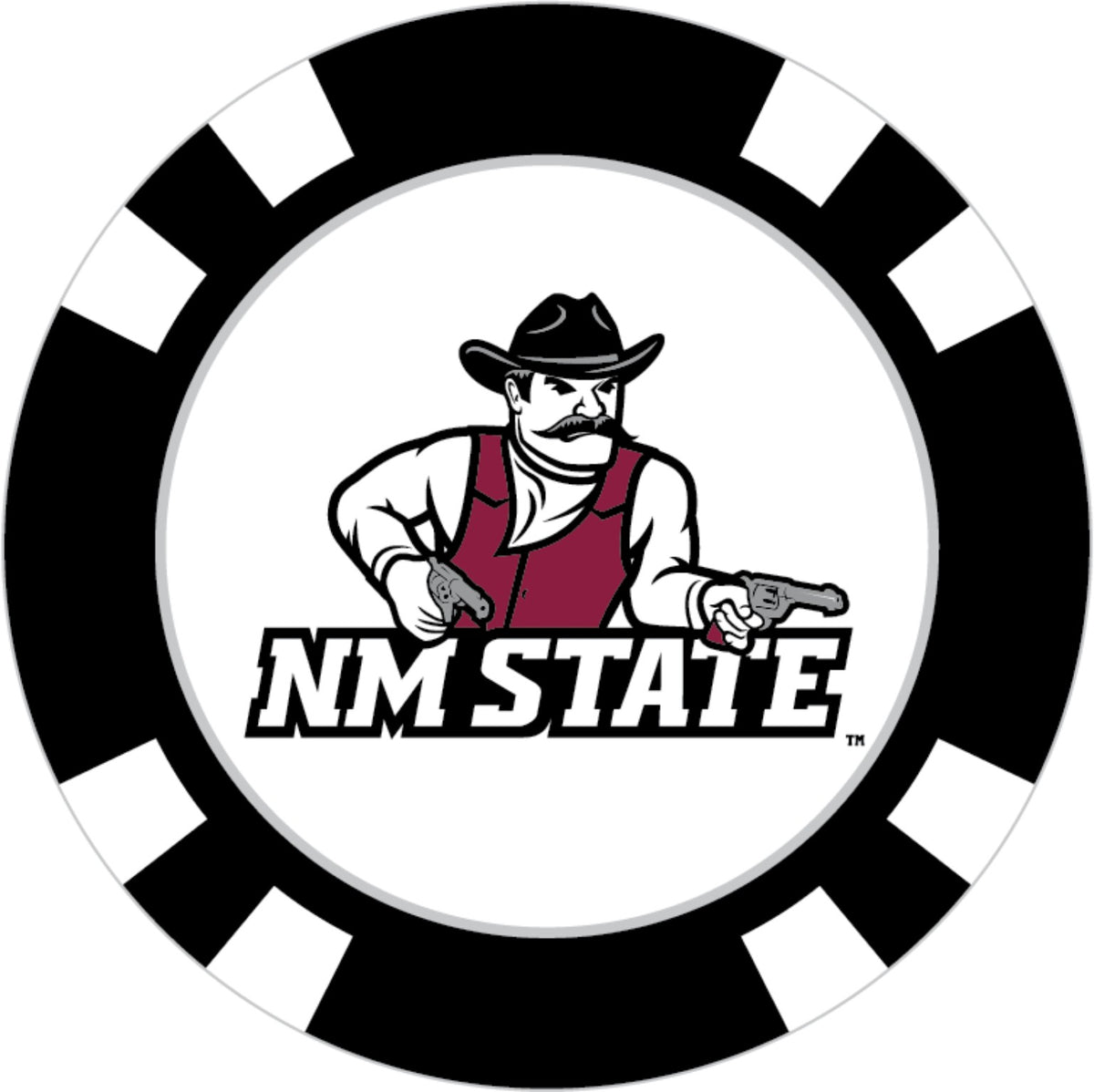 Utah Valley Wolverines poker chip