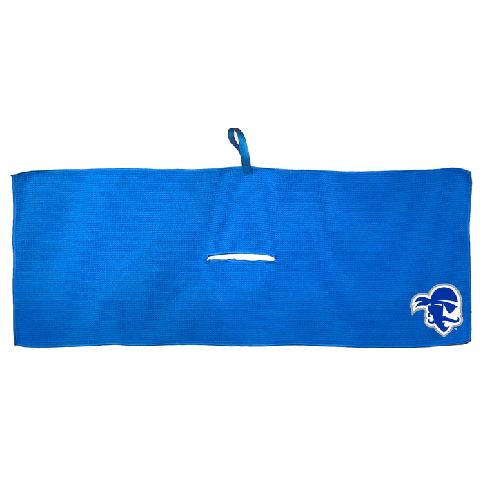 Seton Hall Pirates 16 x 40 microfiber golf towel with team logo