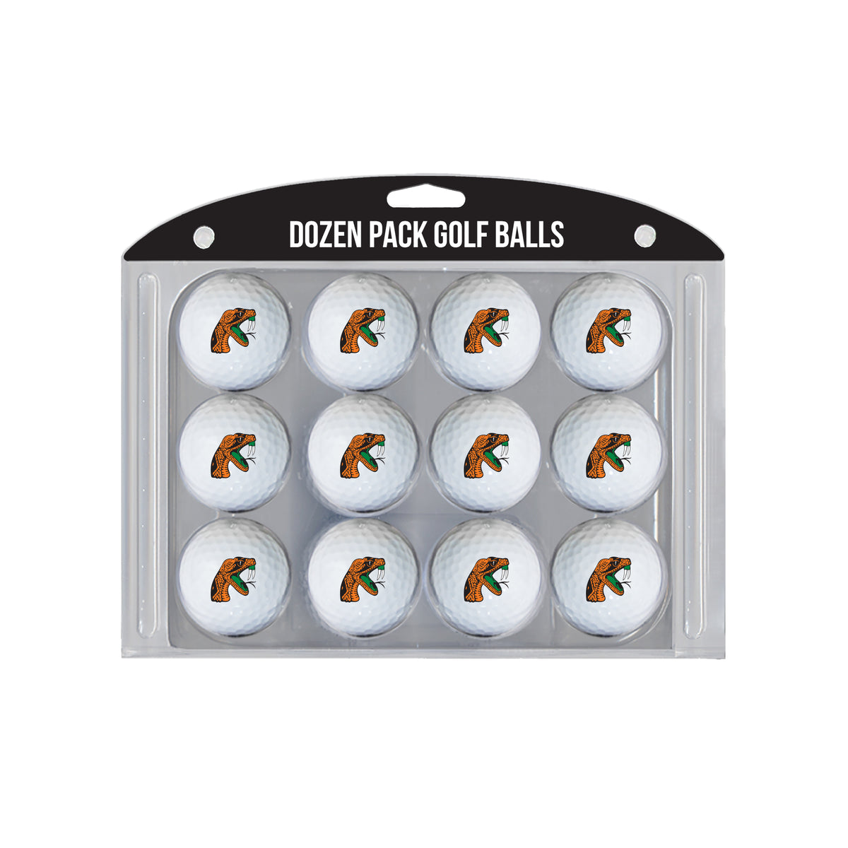 Florida A&M Rattlers logo golf balls, 12 pack