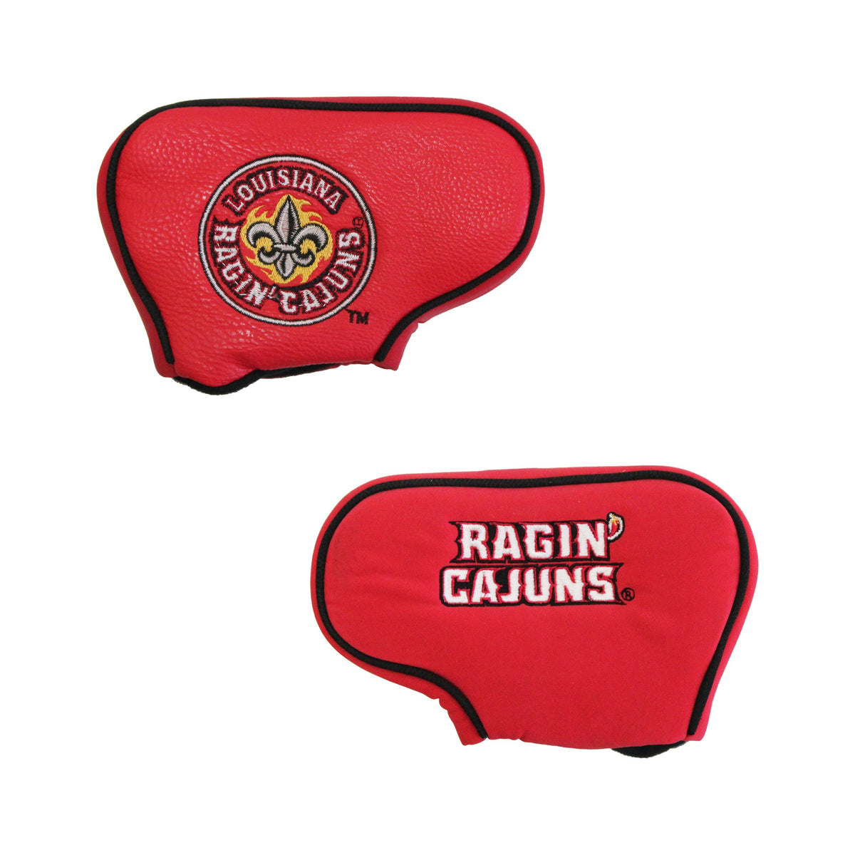 Louisiana Ragin' Cajuns vintage blade putter embroidered golf headcover