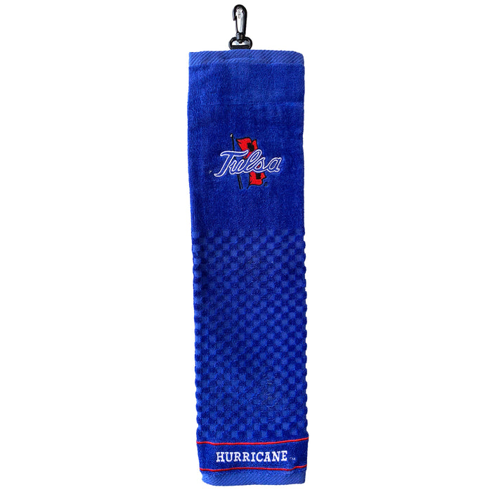 Tulsa Golden Hurricane embroidered golf towel