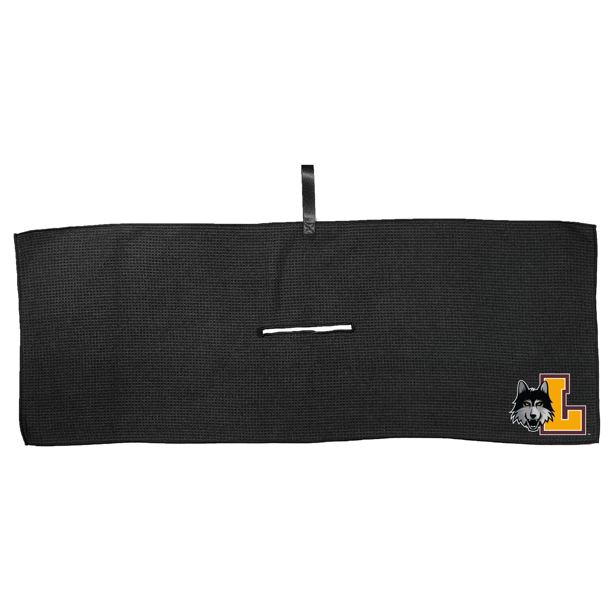 Loyola Chicago Ramblers 16 x 40 microfiber golf towel with team logo