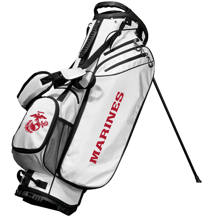 U.S. Marines Birdie stand golf bag, White color