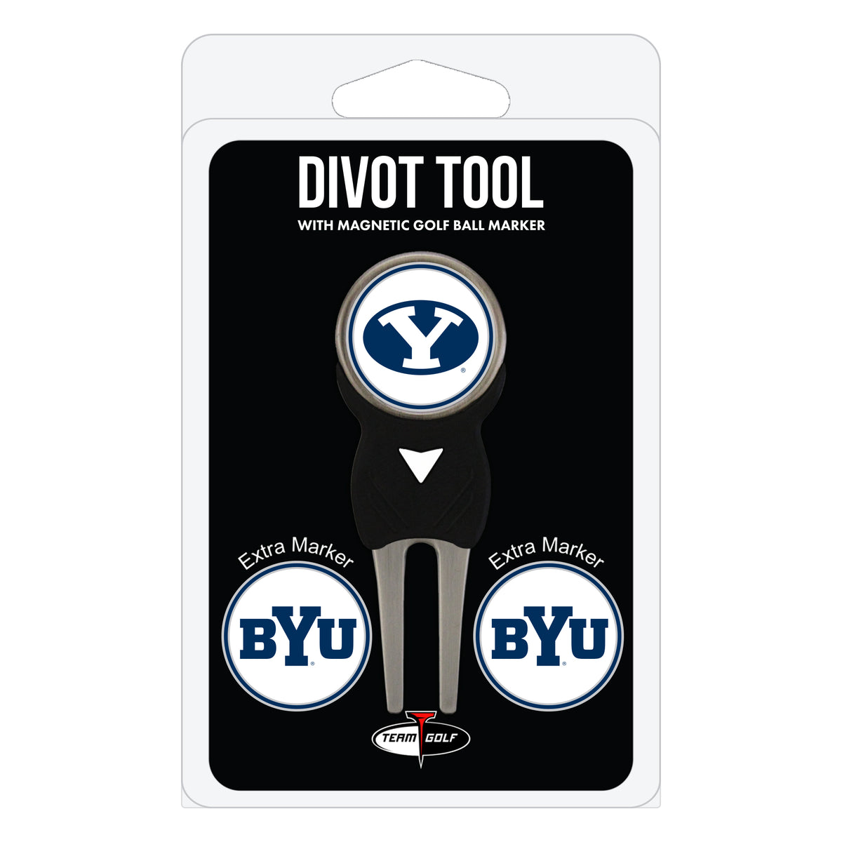 BYU Cougars divot repair tool and three ball markers
