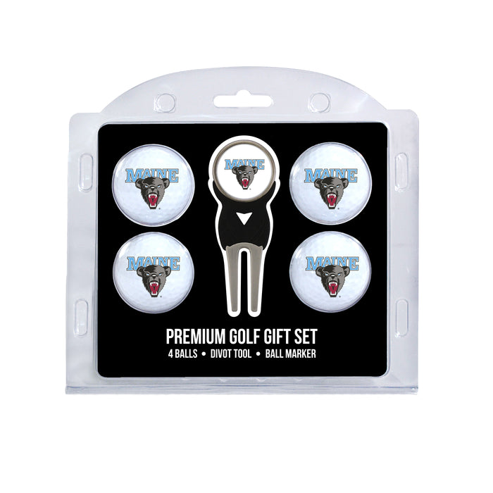 Maine Black Bears 4-Ball Golf Gift Set