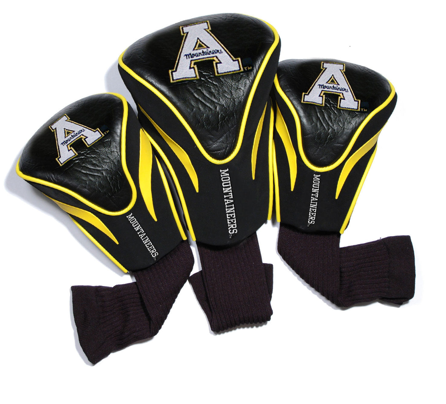 Appalachian State Mountaineers 3 Pack Contour Sock Headcovers - Club Rehab