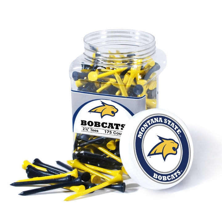Montana State Bobcats 175-count golf tee jar with team-imprinted tees