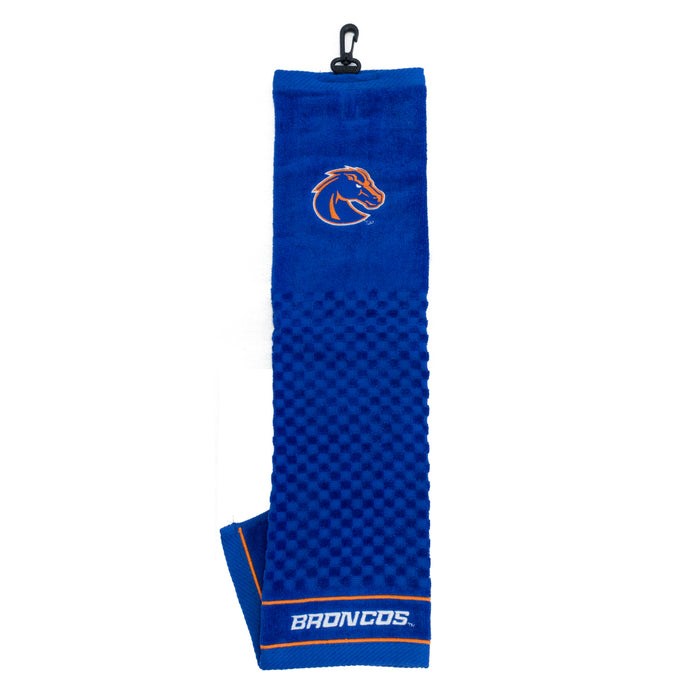 Boise State Broncos embroidered golf towel
