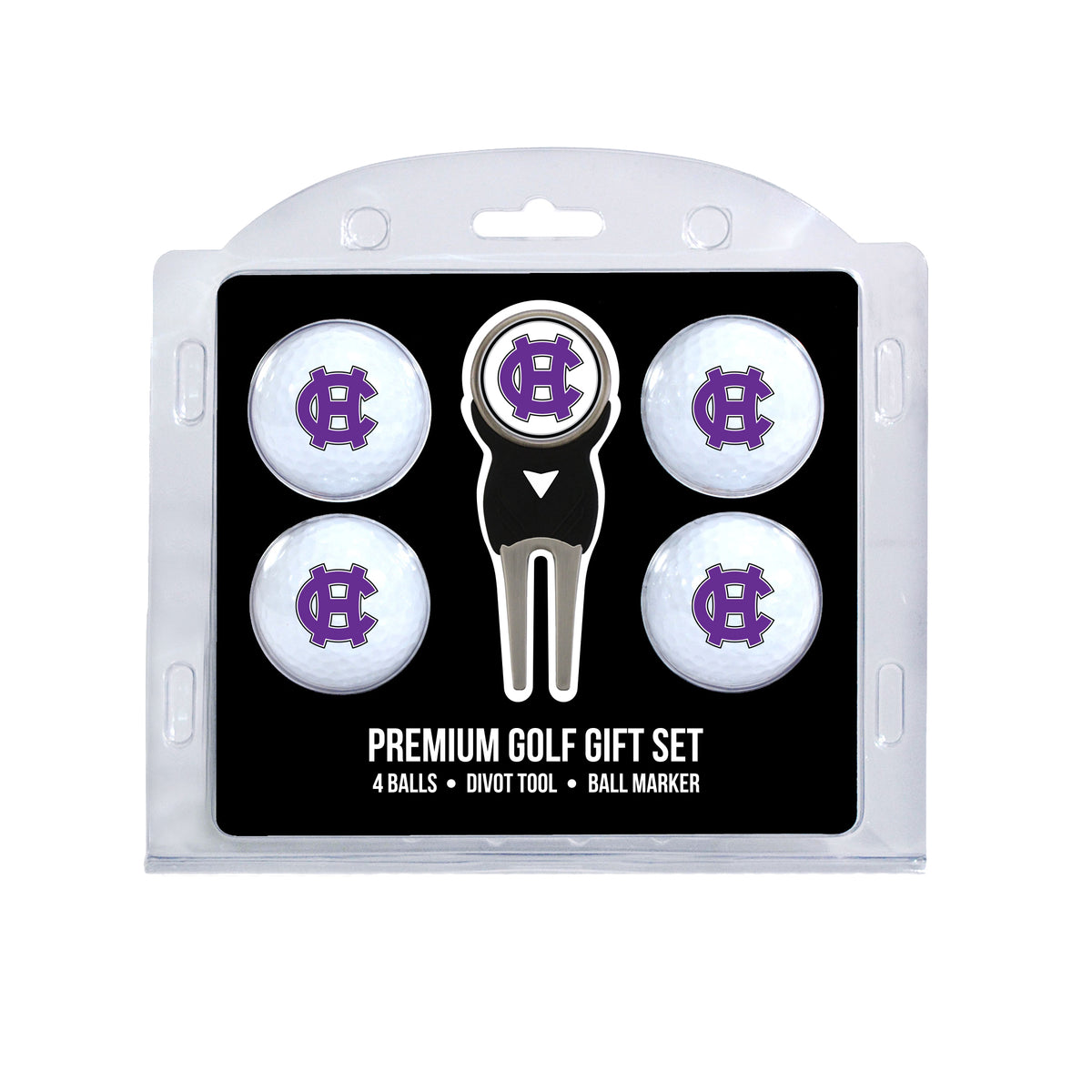 Holy Cross Crusaders 4-Ball Golf Gift Set