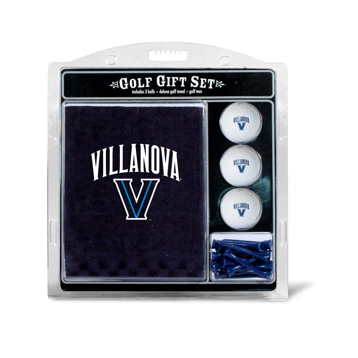 Villanova Wildcats Embroidered Towel Golf Gift Set