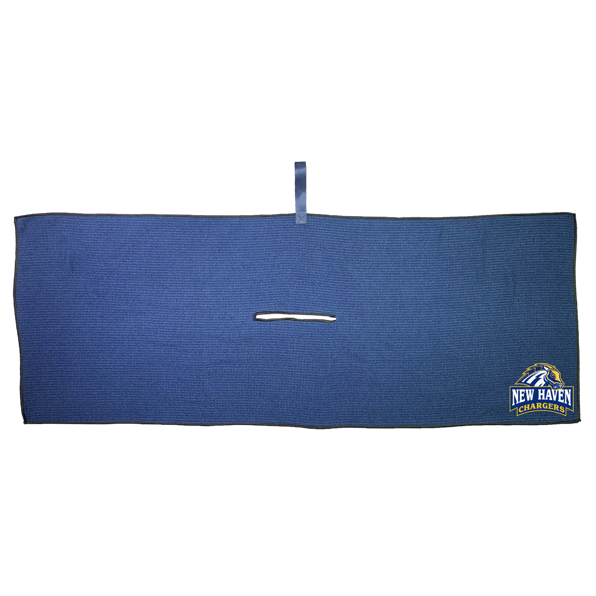New Haven Chargers 16 x 40 microfiber golf towel with team logo
