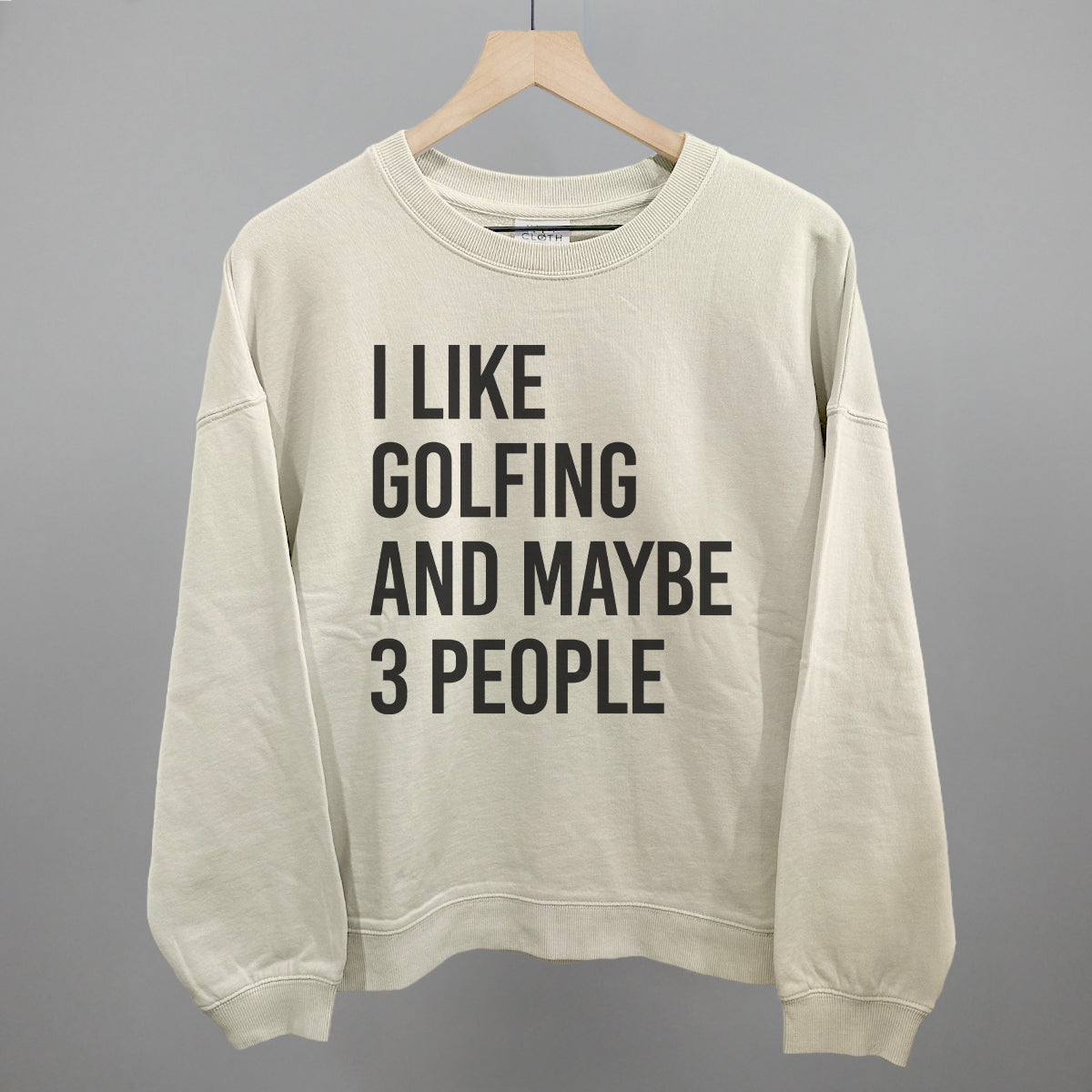 I Like Golfing and Maybe 3 People Graphic Apparel - product detail 9