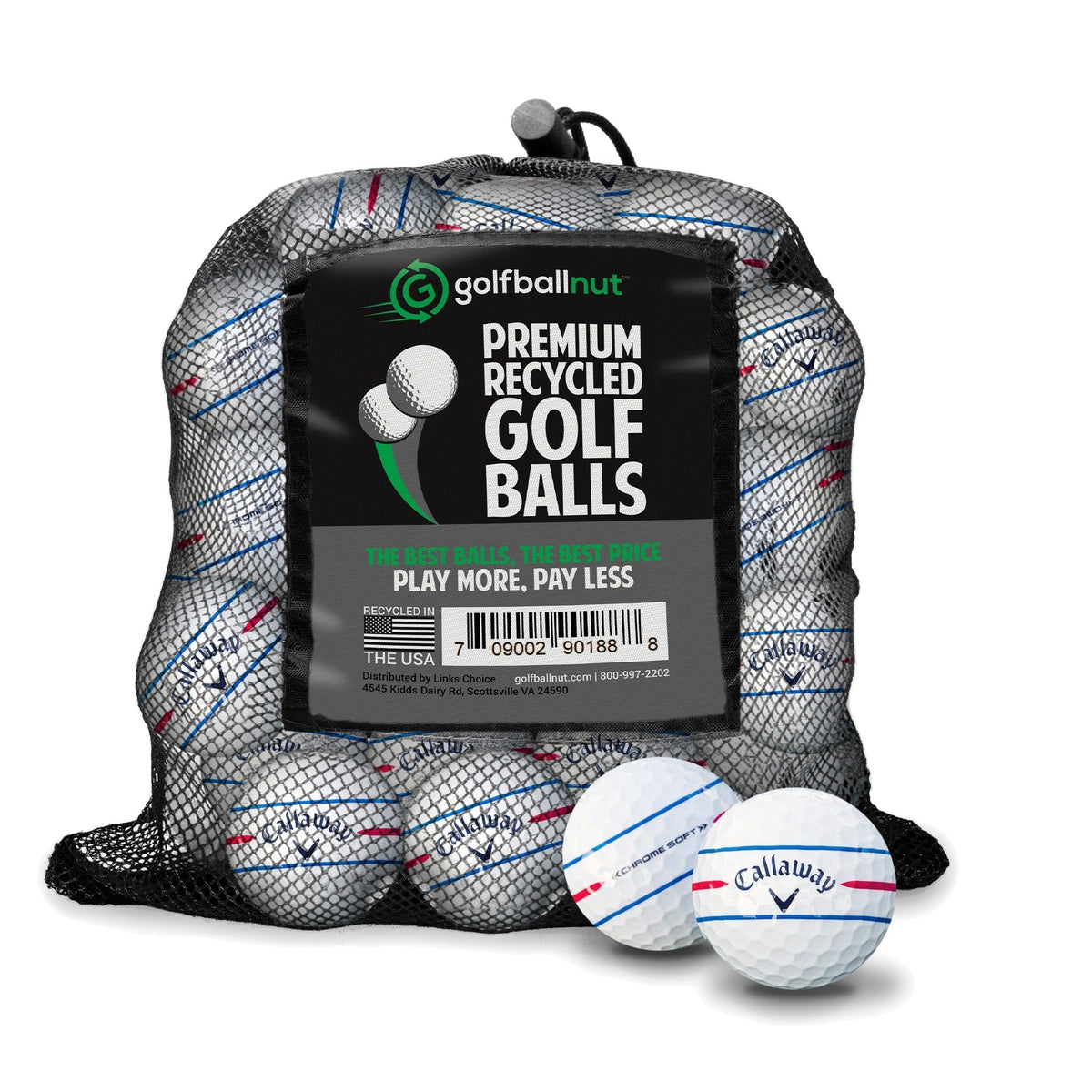 Used Callaway Chrome Soft 360 Triple Track Golf Balls - product detail 9