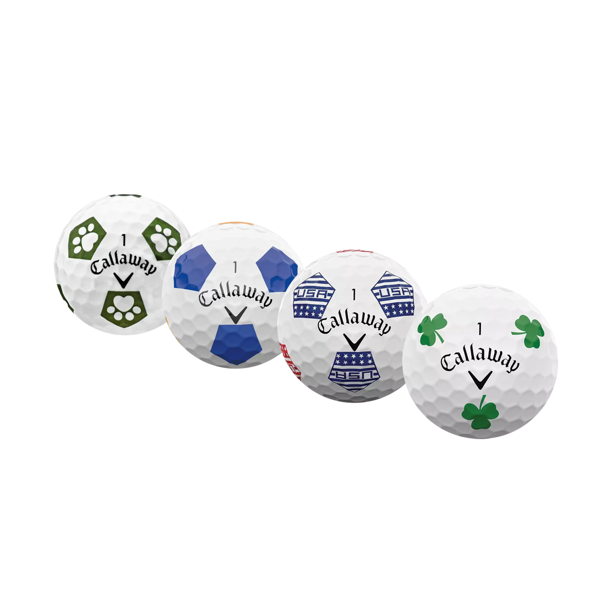 Used Callaway Chrome Soft Truvis Mix Golf Balls - product detail 5