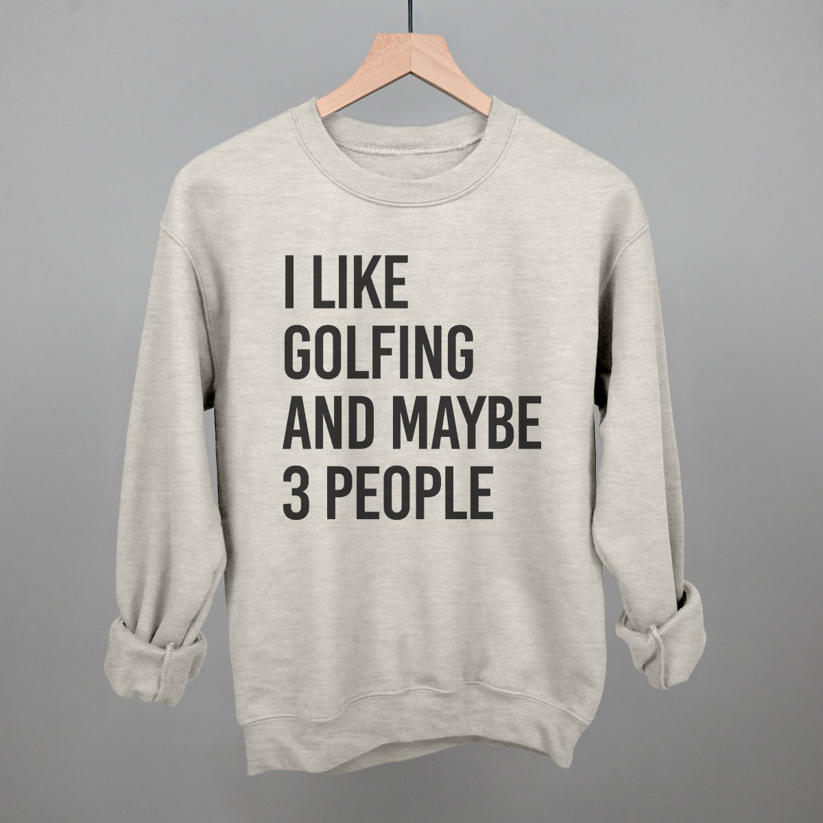 I Like Golfing and Maybe 3 People Graphic Apparel - product detail 11