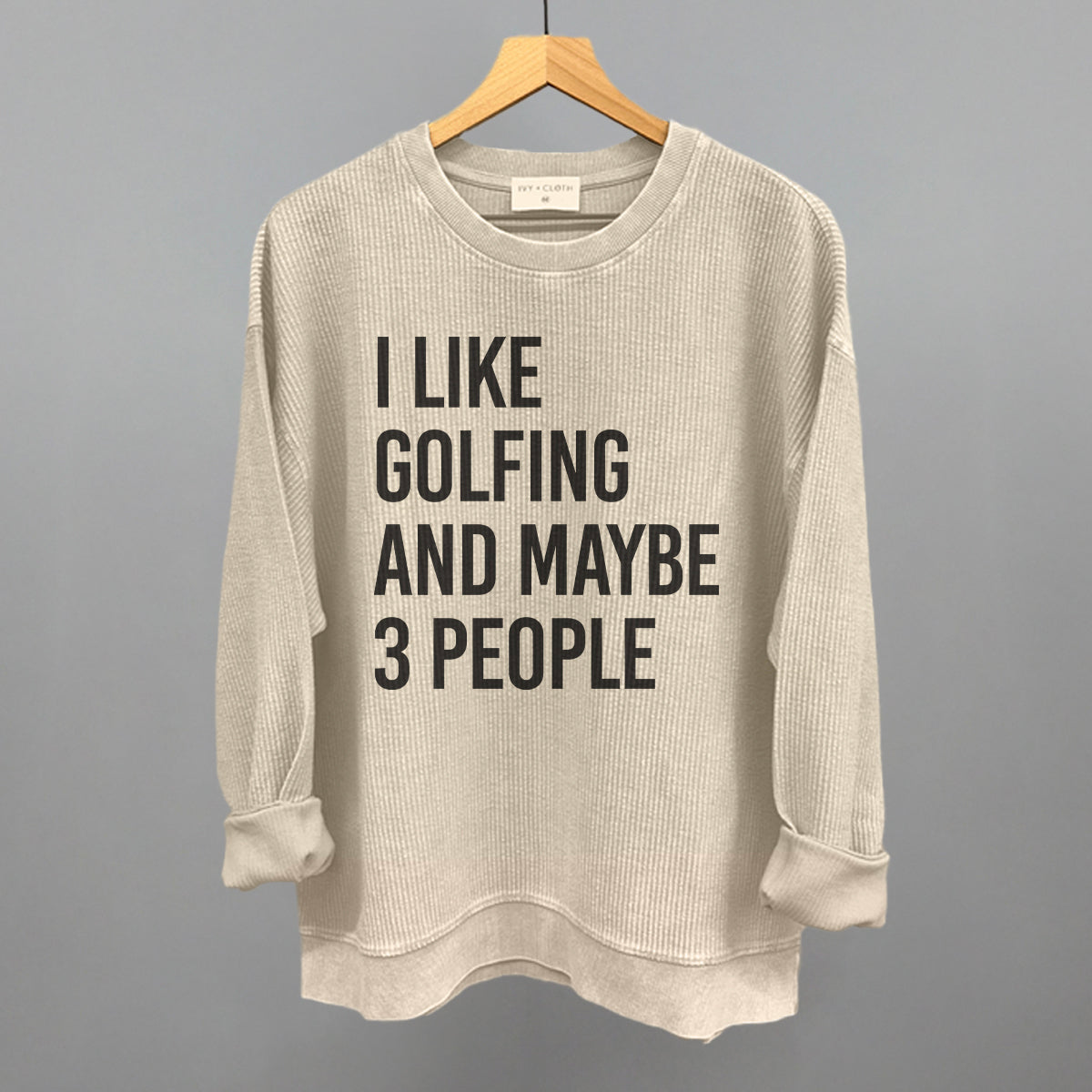 I Like Golfing and Maybe 3 People Graphic Apparel - product detail 7