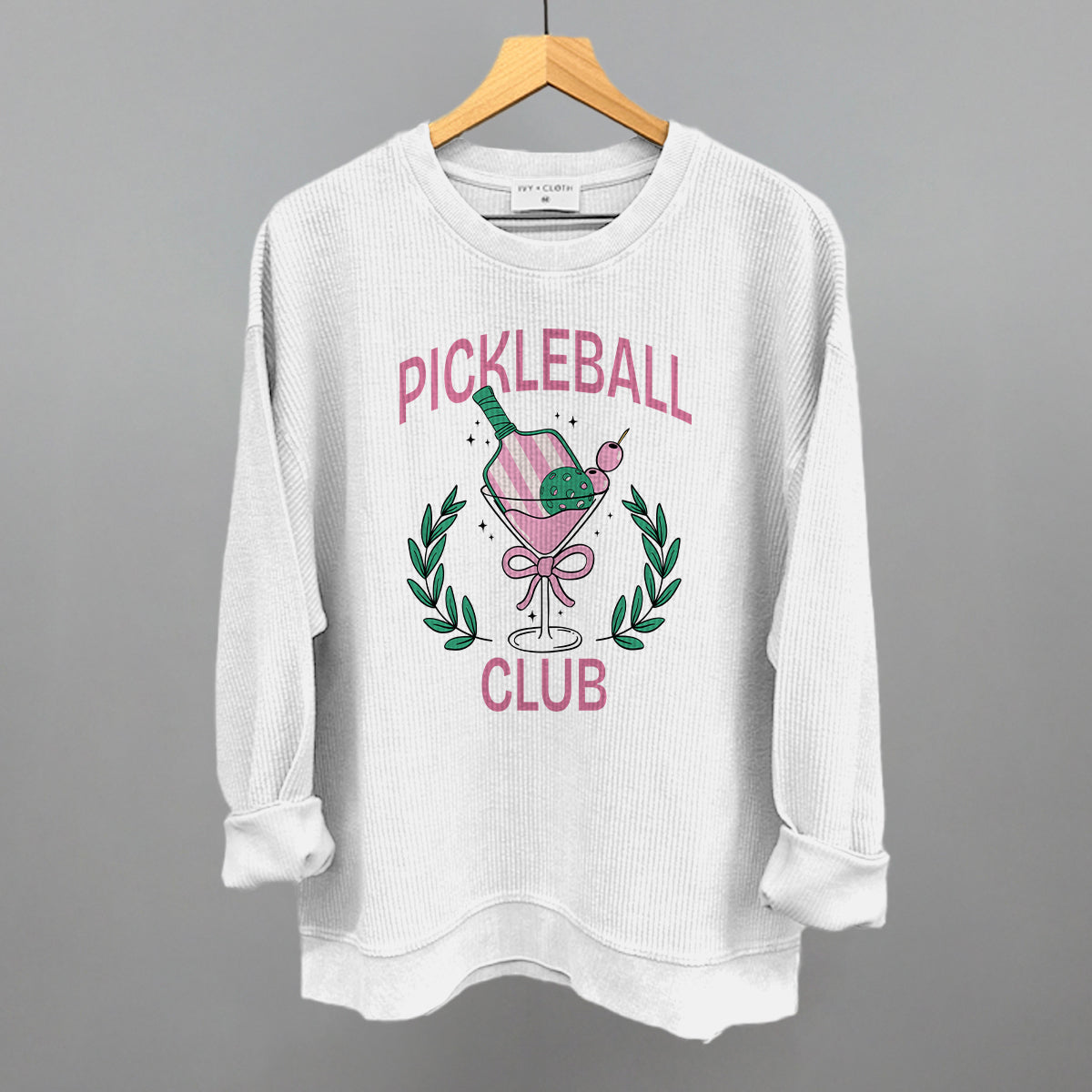 Pickleball Club Martini Graphic Apparel - product detail 8